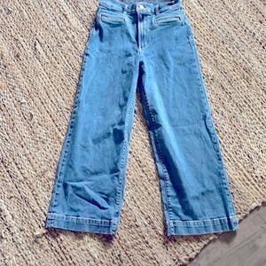 Levi’s jean rib cage wide leg crop